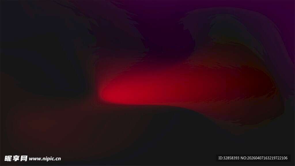 梦幻红色光影效果