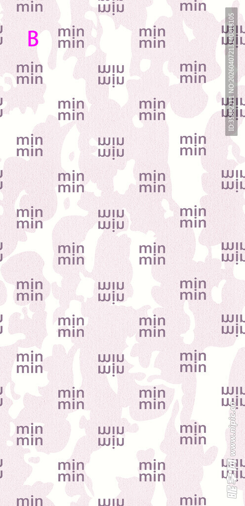 粉色底纹带文字图案背景