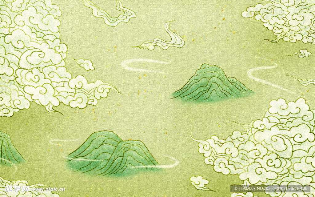 春日山水花卉唯美图景