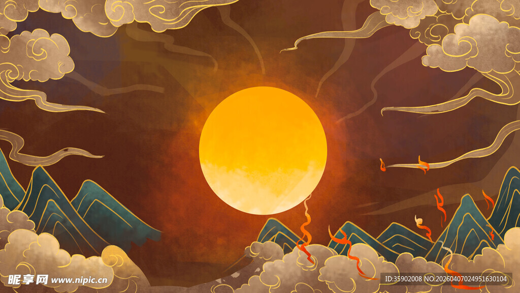 日出东方映山川