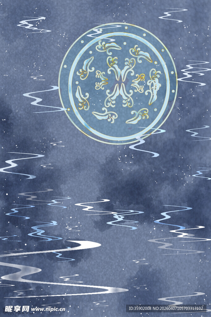 梦幻星空与神秘符号图案