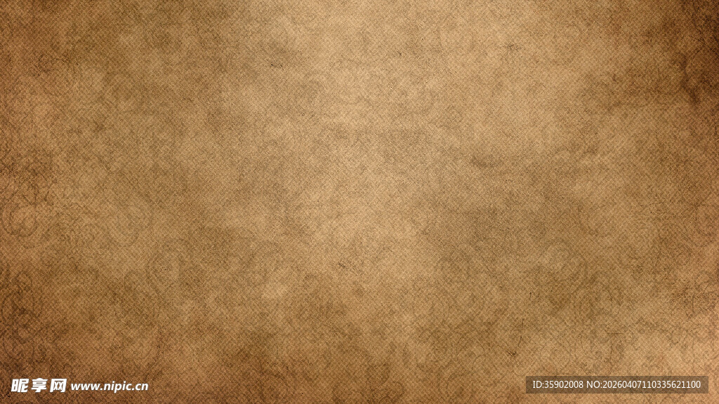 复古棕色调纸张纹理背景