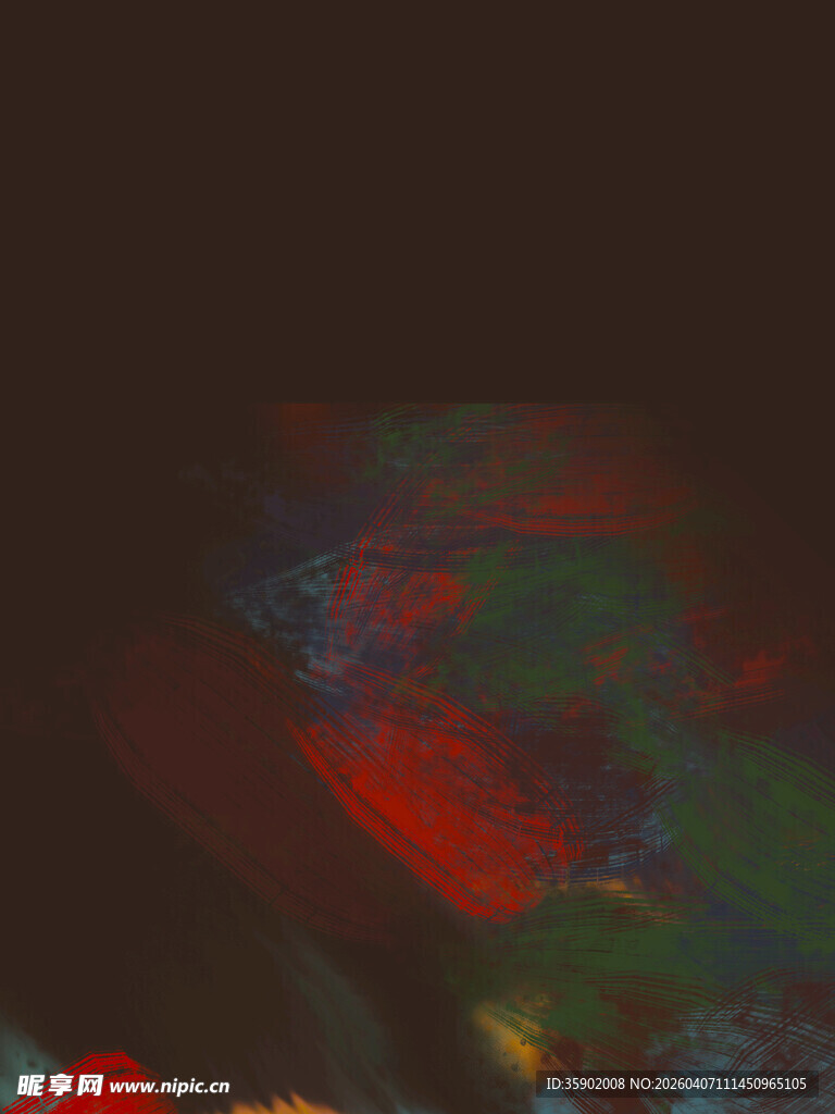 抽象色彩艺术画作