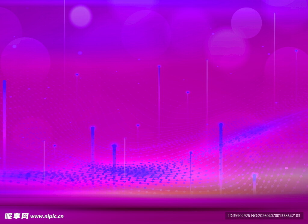 梦幻紫色渐变背景场景