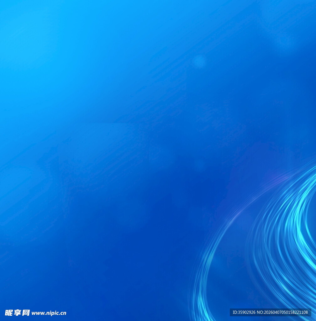 蓝色梦幻渐变线条背景图