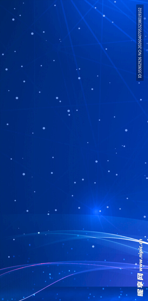 梦幻蓝色星空背景图
