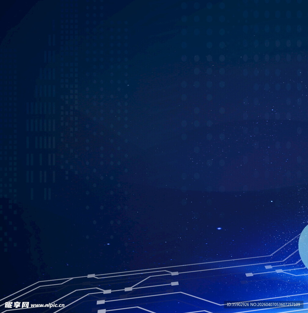 科技感蓝色线条背景画面