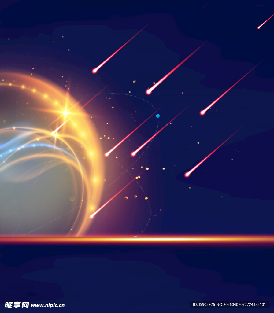 梦幻炫彩科技感背景画面