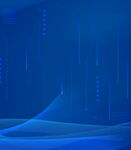 蓝色科技感数据流动背景图