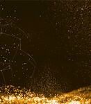 金色粒子星空梦幻背景