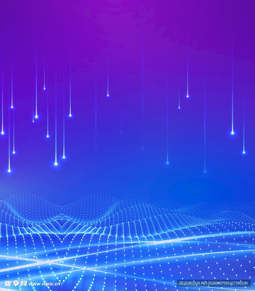 梦幻科技感线条背景图