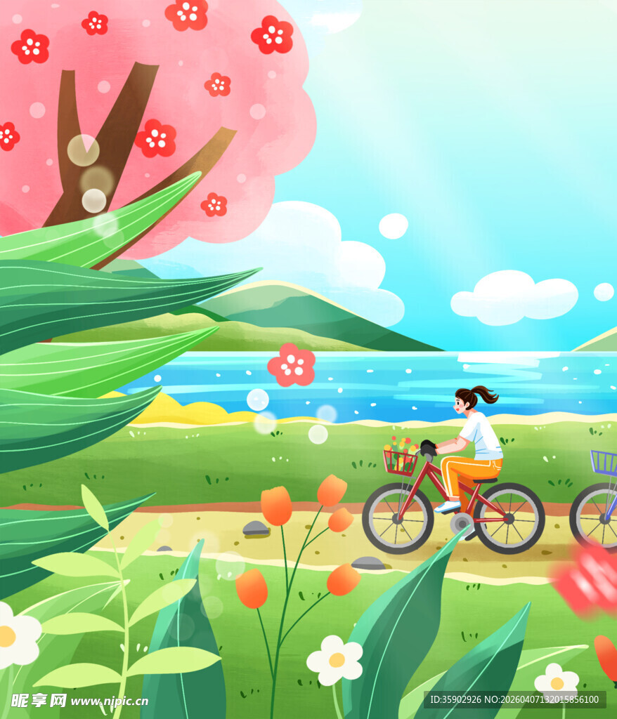 春日骑行邂逅烂漫好风光