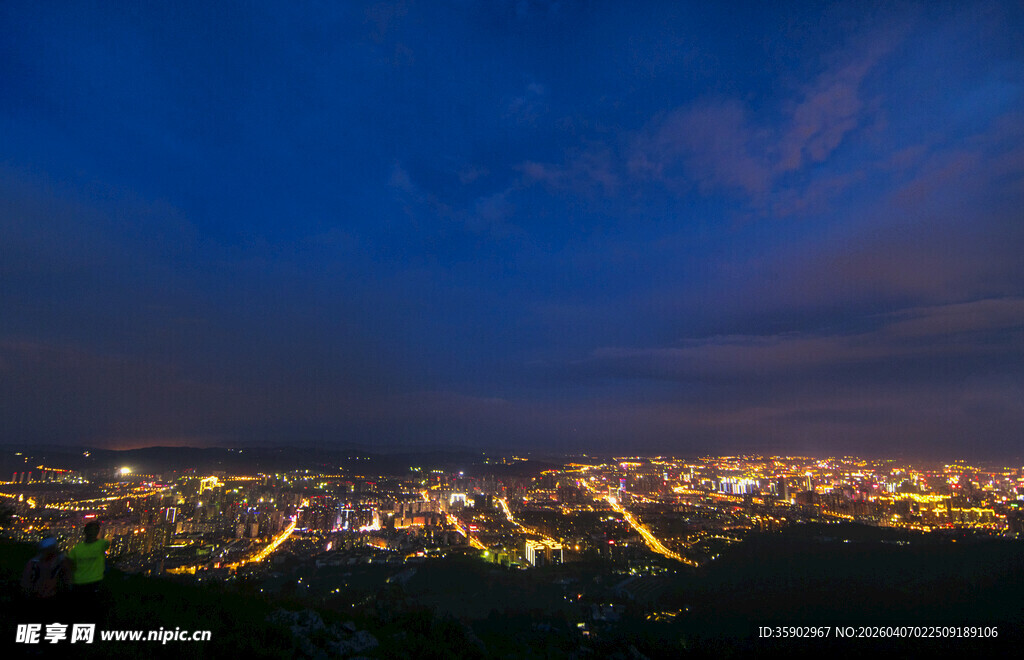 昆明新城城市夜