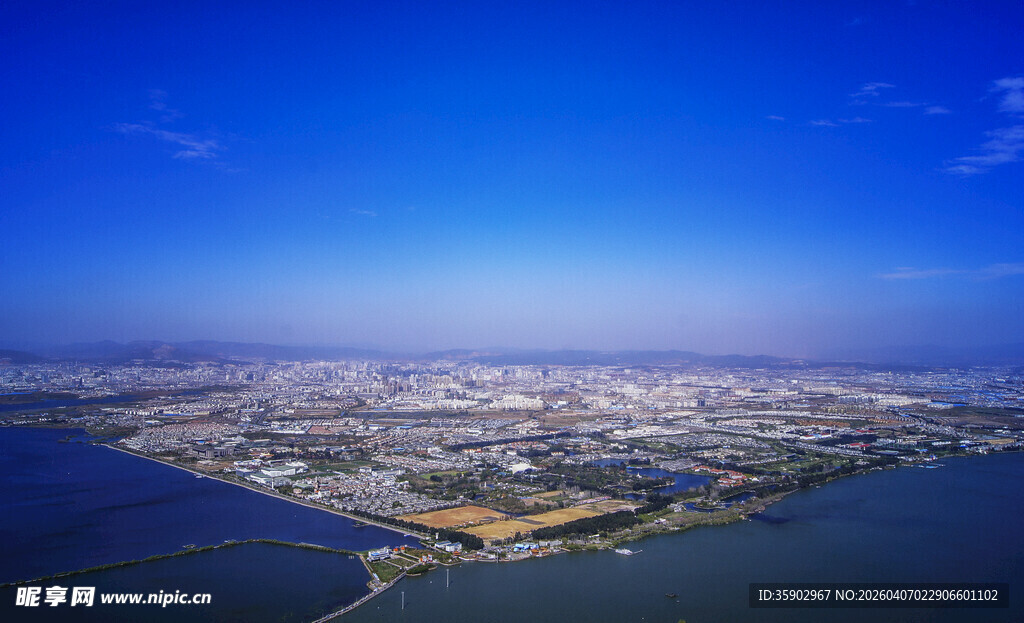 云南昆明全景图