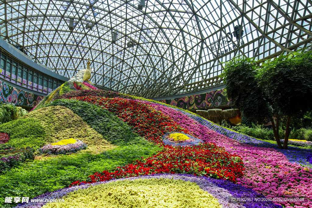 梦幻温室花园景观