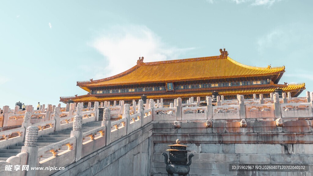 故宫宫殿尽显皇家威严气派