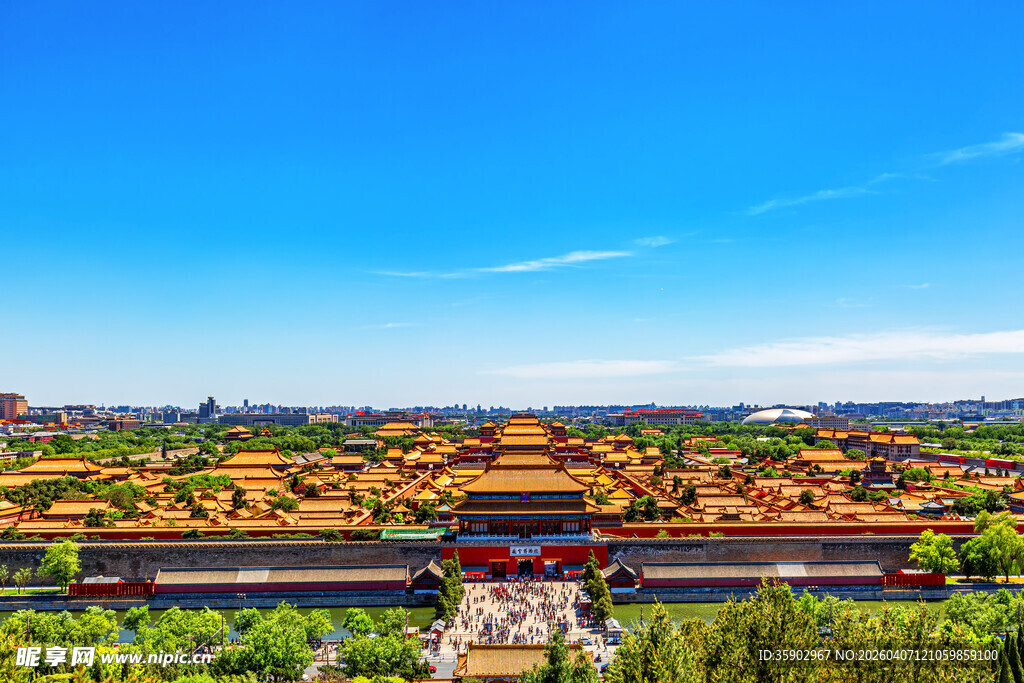 故宫全景风光