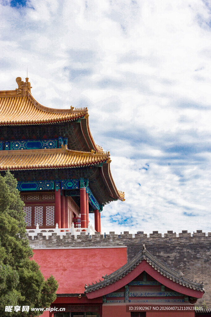 故宫一角古建筑美景
