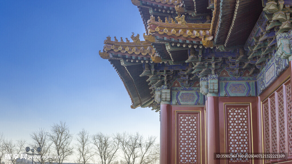 中式古建筑一角