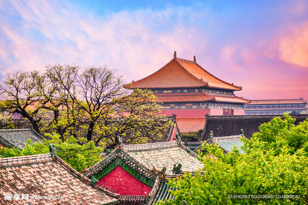 故宫春色美景
