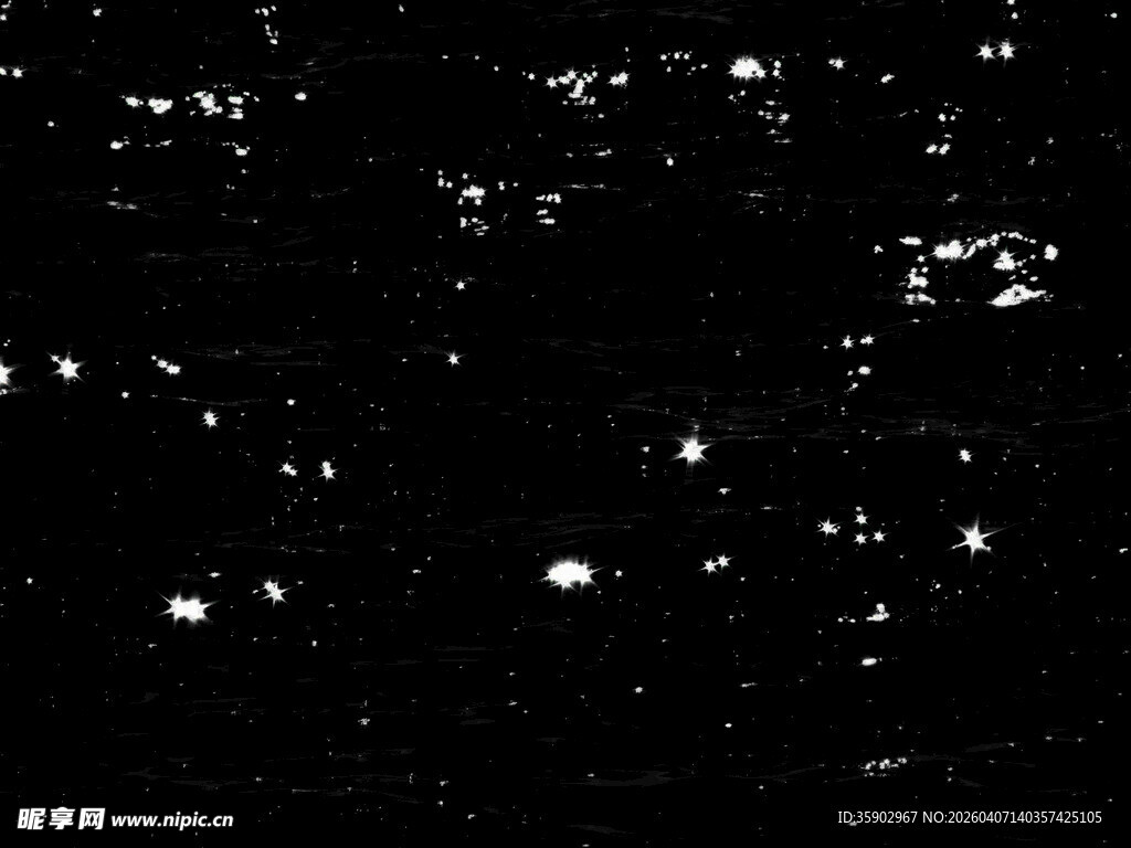 黑白闪烁光斑抽象画面