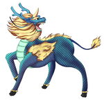 奇幻麒麟神兽插画