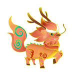 可爱卡通龙形象