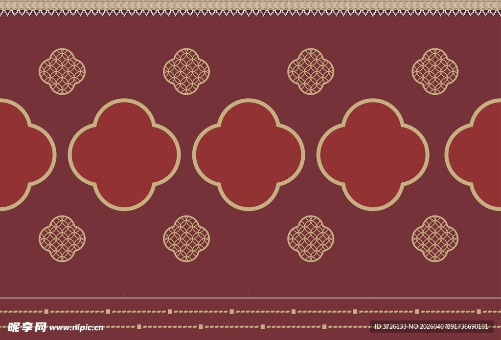 中式传统花纹图案背景