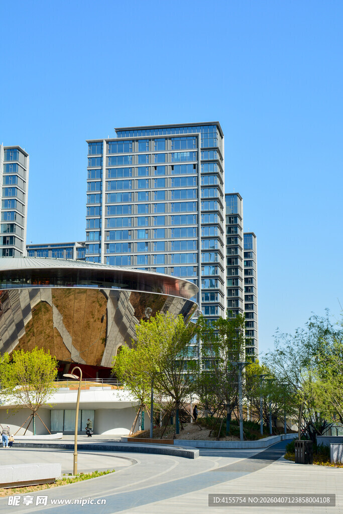 现代城市标志性建筑景观