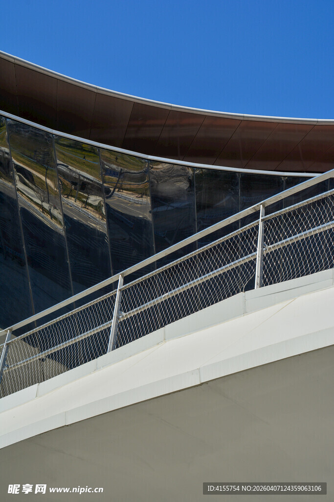 现代建筑外观局部景观