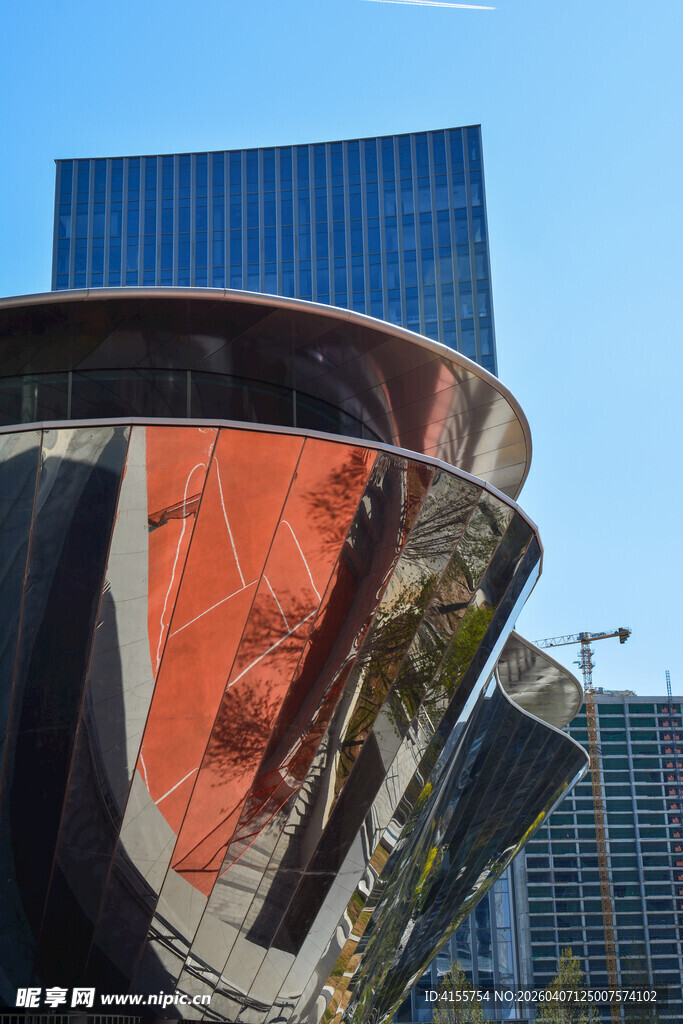 现代独特建筑外观