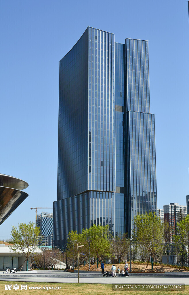 现代都市摩天大楼景观