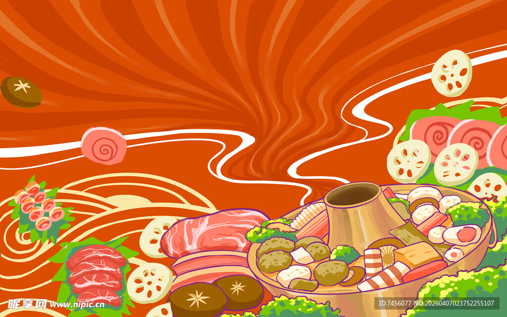 日式和风美食插画
