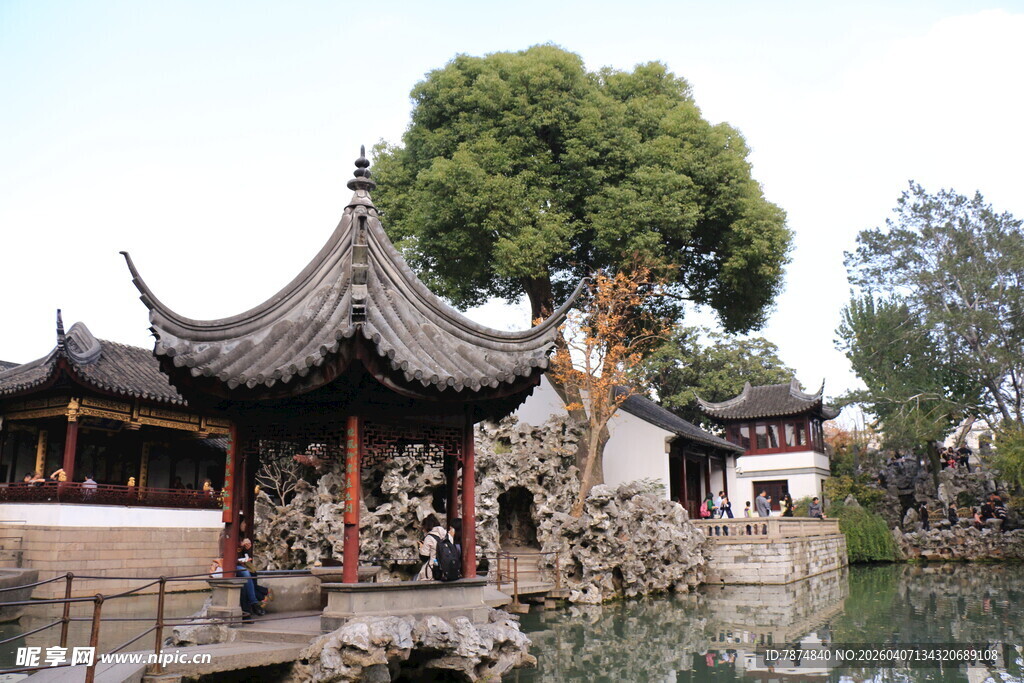 中式古典园林雅致景致