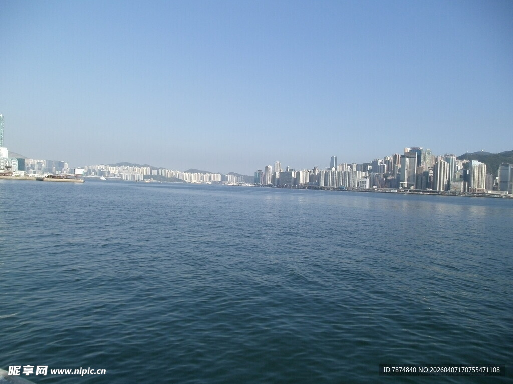 海滨城市海景风光