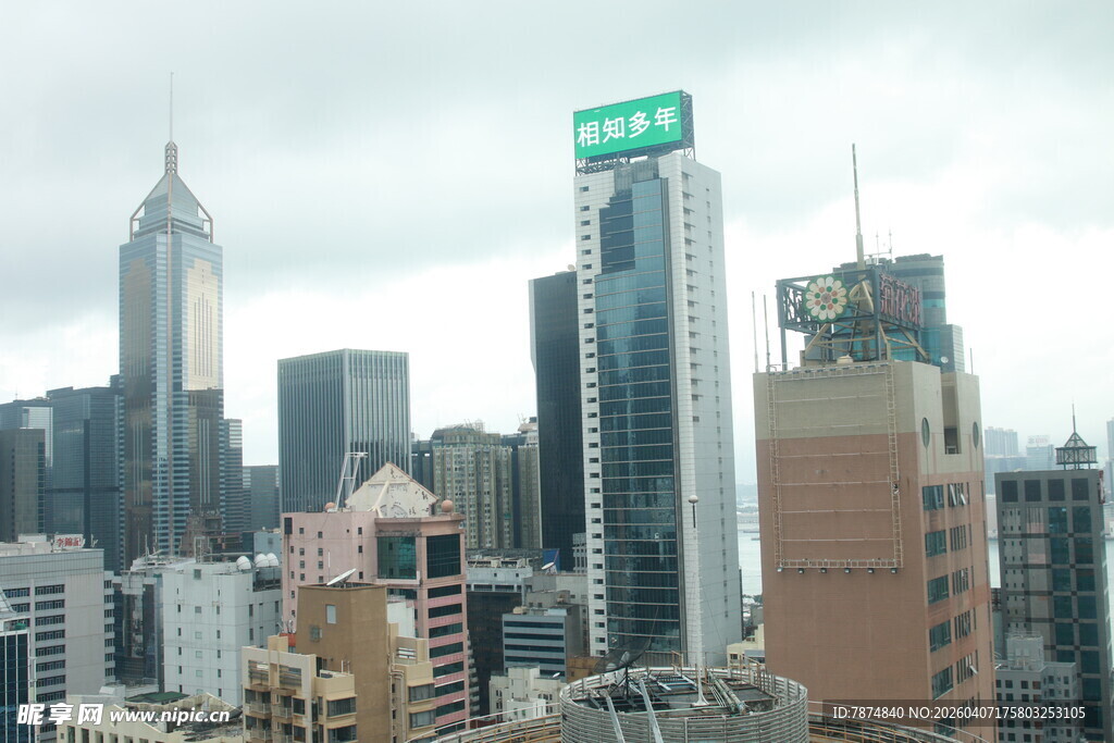 繁华都市高楼景观