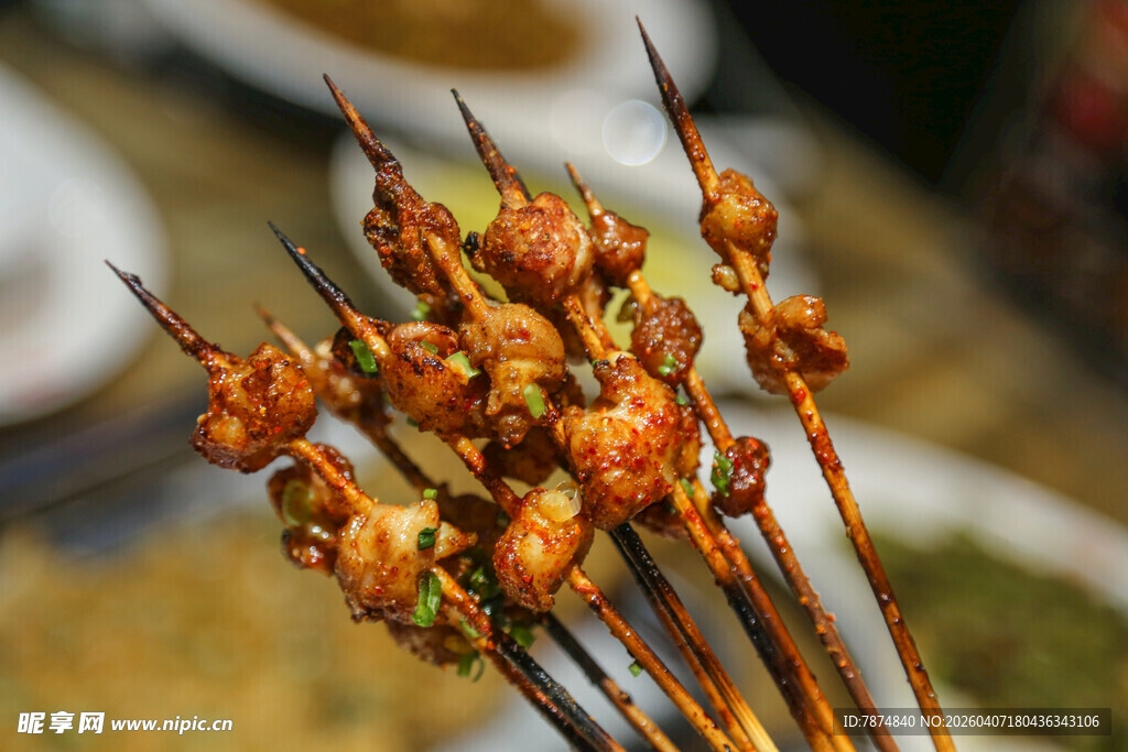 美味串串香 诱人小烤串