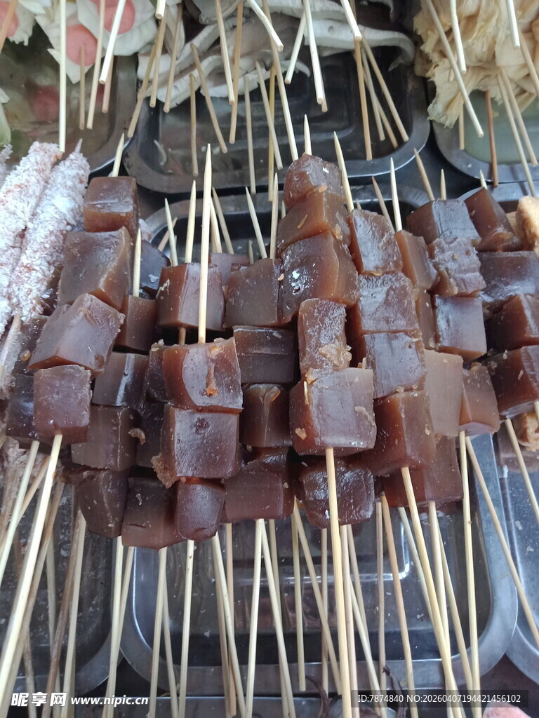 美味串烧食材 诱人色泽