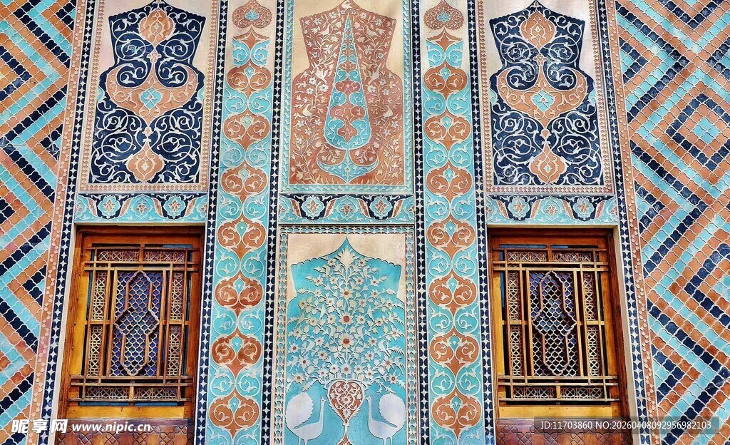 精美传统图案装饰墙面电脑壁纸