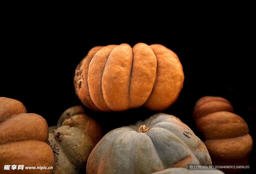 堆叠的多彩南瓜电脑壁纸