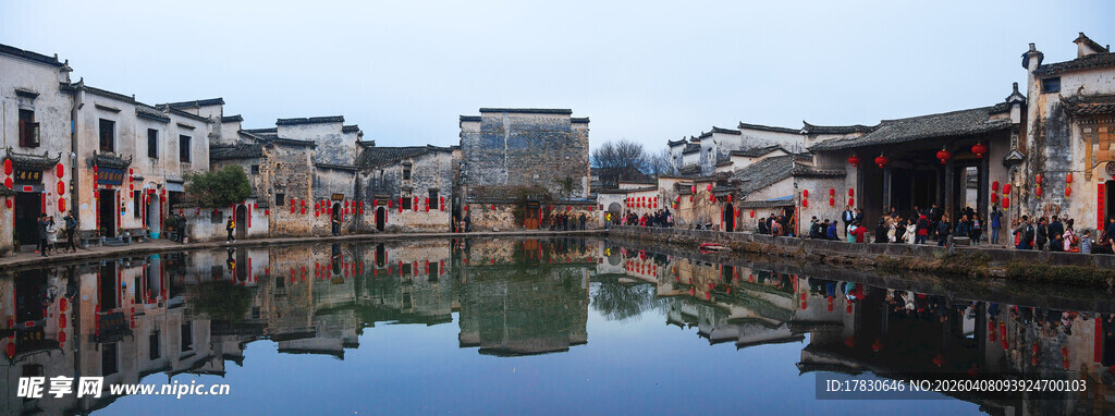 江南水乡古村宁静景致