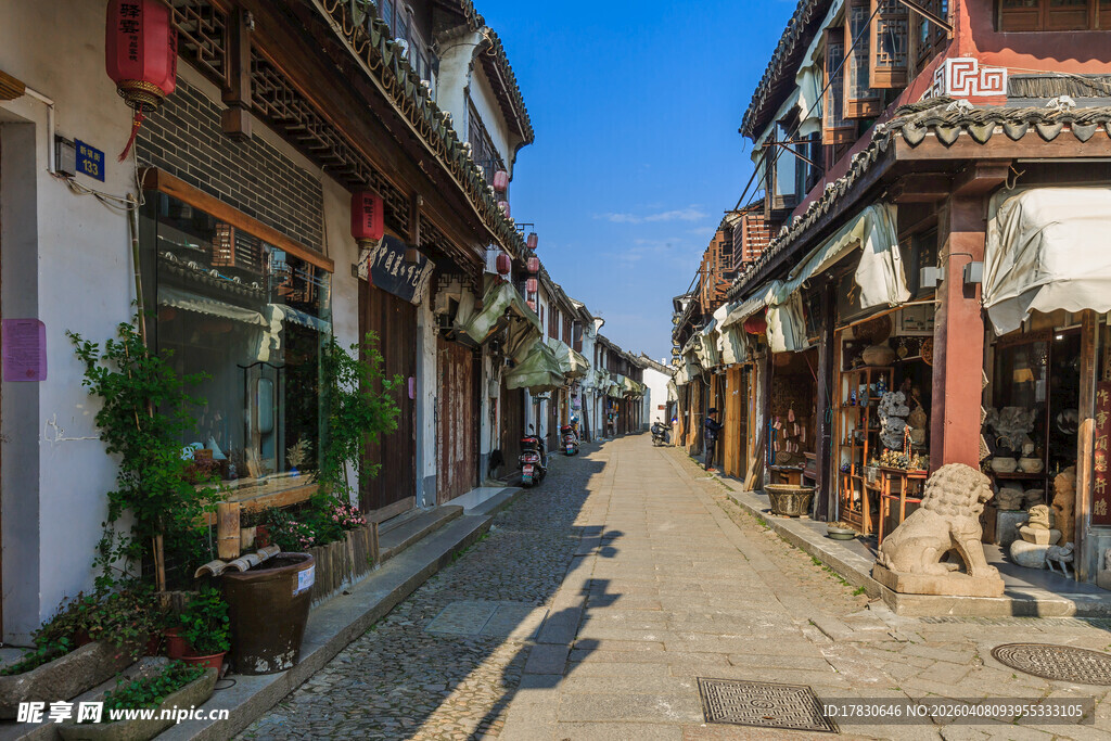 古街小巷的静谧中式景致