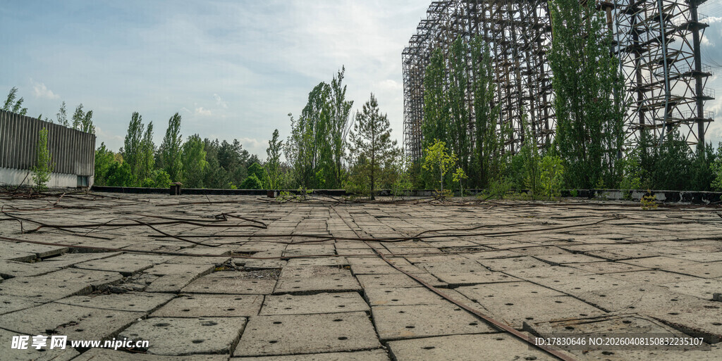 空旷工地待建场景