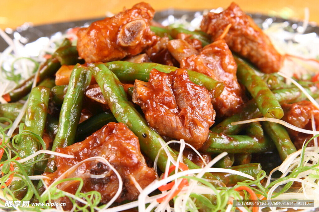 四季豆炖排骨