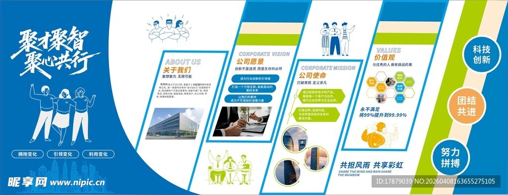 多样宣传册展示