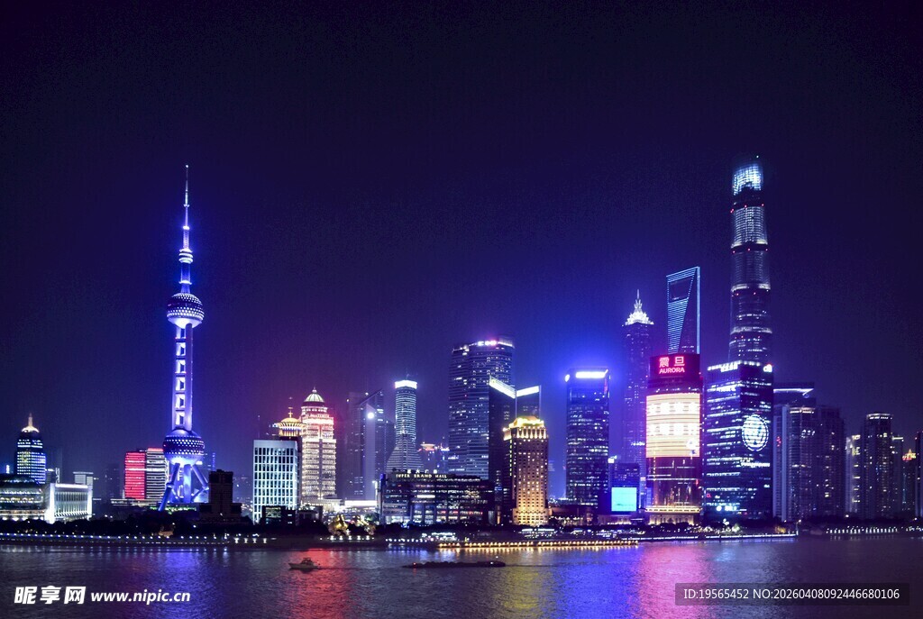 上海外滩璀璨夜景