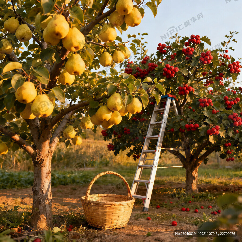 梨果满枝、山楂飘香