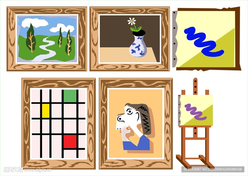 多样艺术作品展示