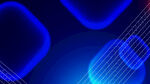 蓝色科技感抽象光影图案