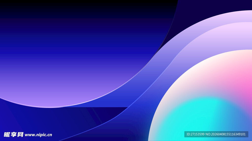 梦幻渐变流体背景图案